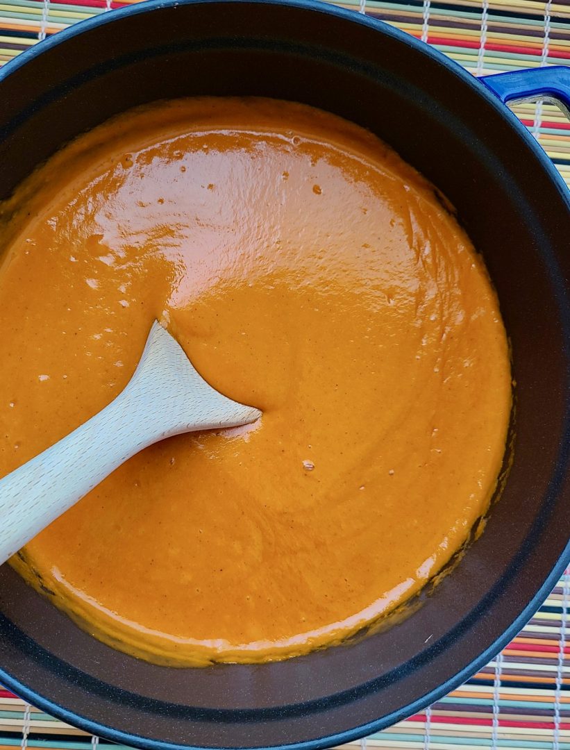 Roasted Red Pepper Soup No Dairy