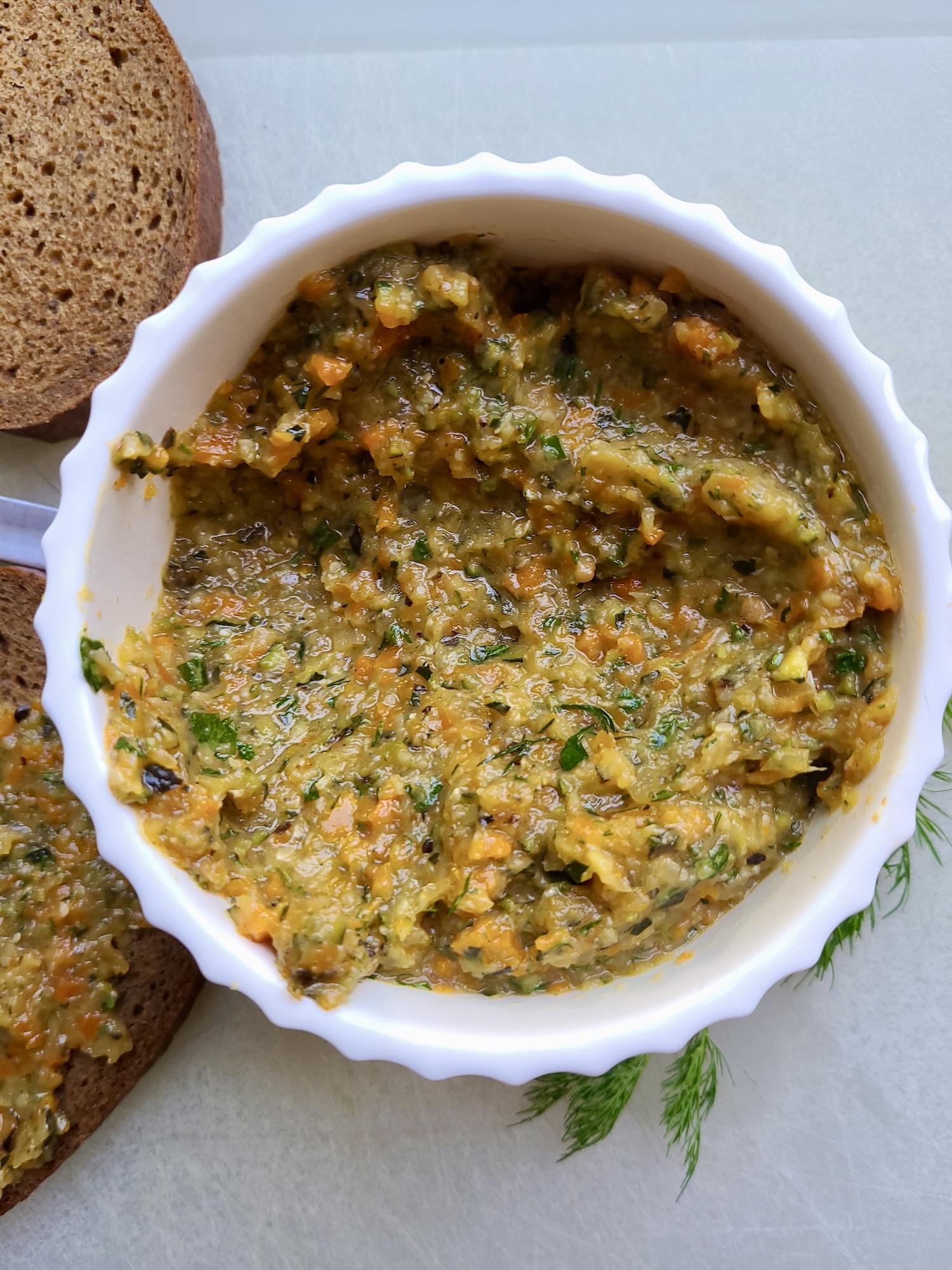 Grilled Zucchini Spread