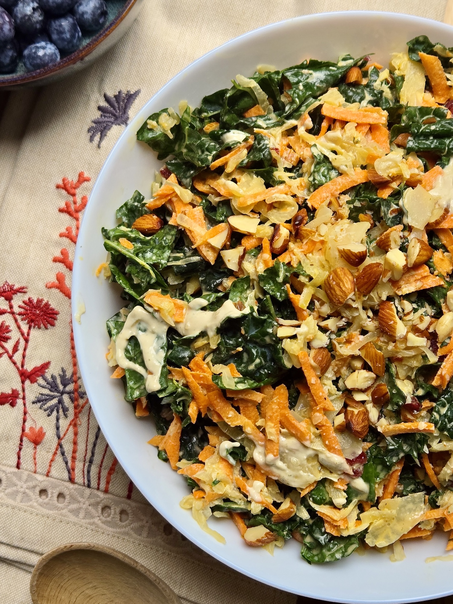 Kale Sauerkraut Salad